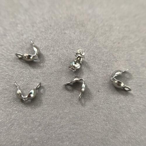 10pcs Jewelry accessories silver 5.6X7.2mm
