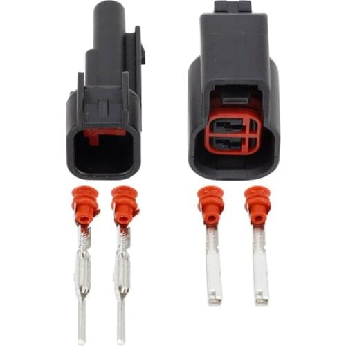 2 Pin auto injector plug connector plug injector plug-in vehicle with terminal DJ7023C-1.5-11/21