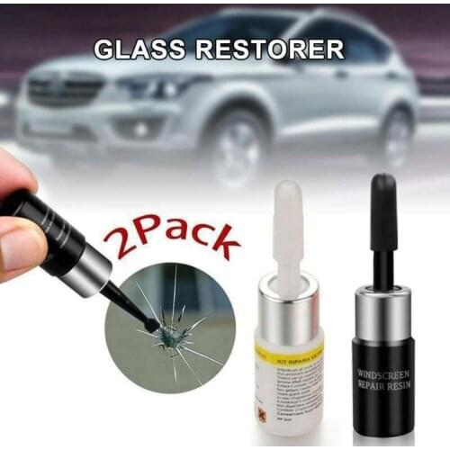 Hot Sale 2 PCS Car Automotive Glass Repair Fluid Kit Window Crack Chip Repair Tool Set Wholesale