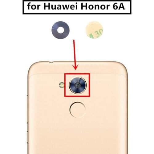 2pcs for huawei honor 6A Camera Glass Lens Back Rear Camera Glass Lens with Glue Replacement Repair Spare Parts