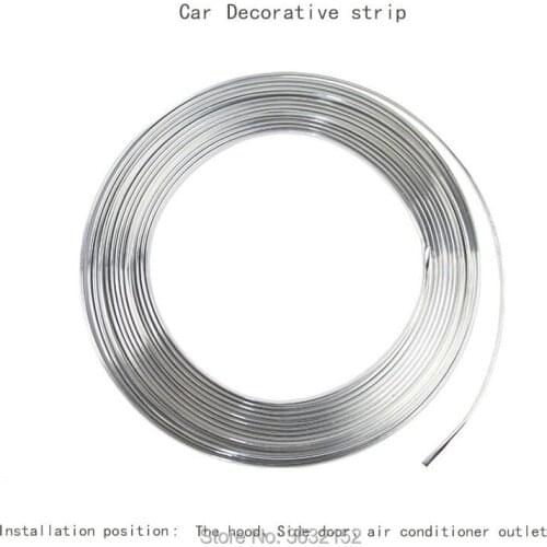 3M U Style Car Styling Interior Decoration Strips Air Conditioning Outlet For Audi a4 a3 q5 q7 a5 b6 b8 a6 c5 b7 c6