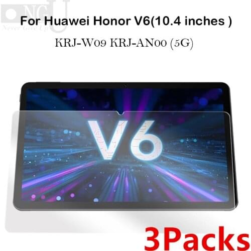 3 Packs Tempered Glass for Honor Pad V6 10.4 inches Tablet Screen Protector for Huawei Honor V6 KRJ-W09 KRJ-AN00 (5G)