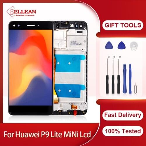 Catteny Y6 Pro 2017 Display For Huawei P9 Lite Mini LCD Touch Screen Digitizer Assembly 5.0inch With Frame Free Shipping+Tools