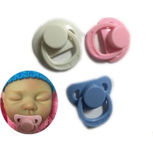 Best Price 5cm Good Quality Different Colour Magnet Pacifier For Reborn Baby Doll /Reborn Doll Hot Doll Accessory For Baby Doll