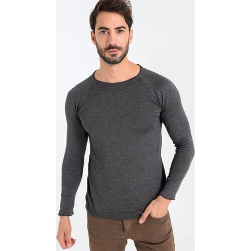 Heyss O Neck Male Knitwear Sweater