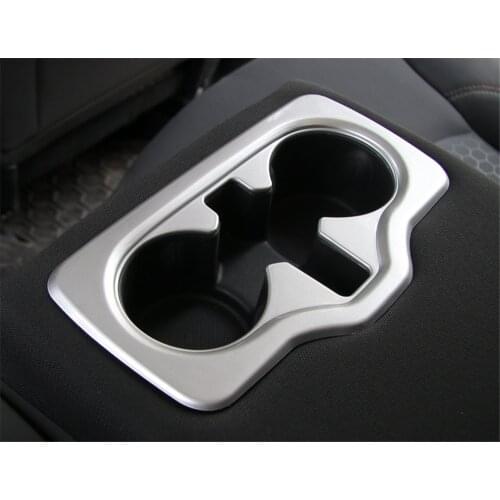 Rear Cup Holder Cover Trim Cover for Jeep Compass 2017+ Car Stickers Car Accessories Interiror Decoration ABS Brand New