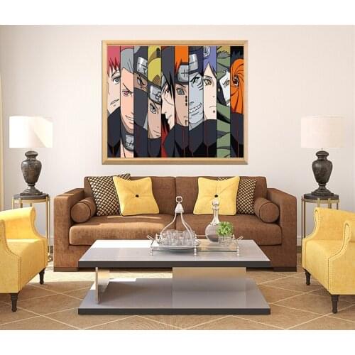 New 5D rhombus painting and round square rhombus embroidery animation cartoon painting cross stitch mosaic home decoration