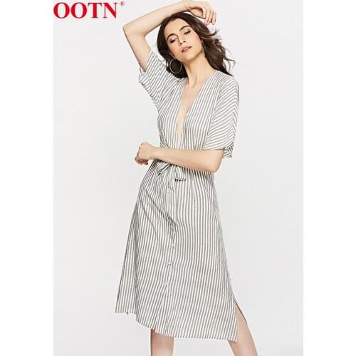 Летние платья в полоску OOTN China At AliExpress