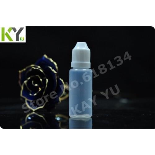 Wholesale Free shipping fedex,15ml 2500/lot clear PE bottle plastic bottle dropper bottle E-cigarette bottle