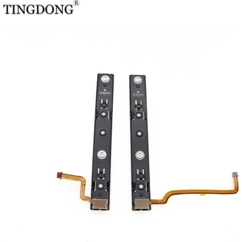 Original Repart Part Right and left Slide rail With Flex Cable Fix Part For Nintendo Switch Console NS rebuild track