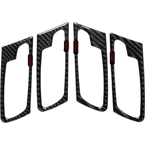 Fit For BMW E70/Old X5X6/E71 Carbon Fiber Door Handle Door Wrist Decorative Frame Modified Auto Parts