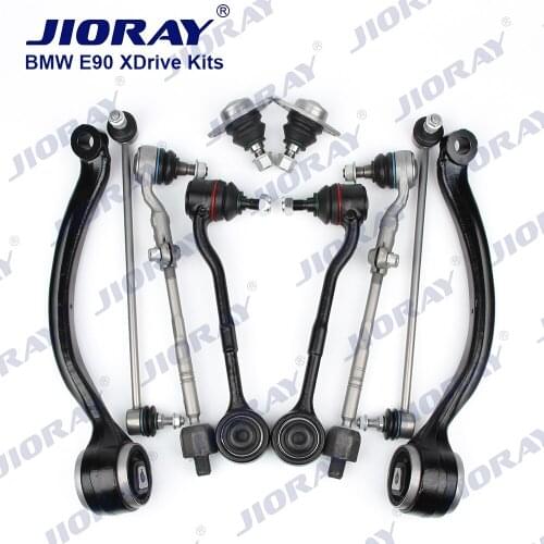 JIORAY Control Arm Ball Joint Stabilizer Link Tie Rod Kits For BMW 3 Series E90 E91 E92 X1 E84 xDrive