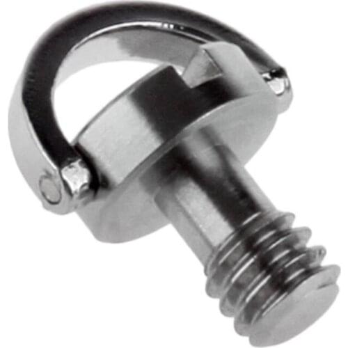 Camera Tripod Captive 1/4 Inch Folding D-Ring Adapter Screw Cam Tripod Quick Release Plate for Camera