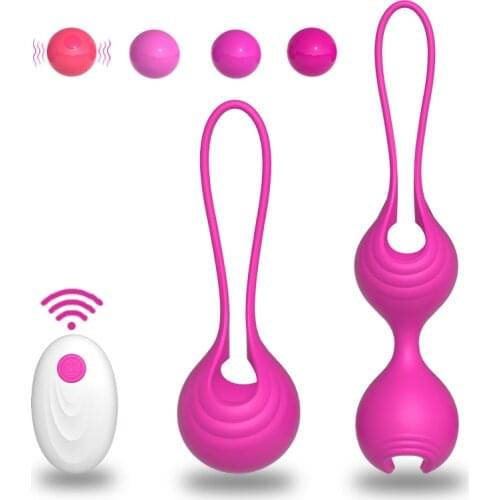 Vibrator Egg Sex Toys For Woman Kegel Balls Remote Control Femal Clitoris Vaginal Muscle Tight Exercise Shrink Vibrating