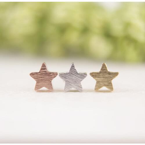 Jisensp New Fashion Simple Vintage Geometric Star Earrings for Women Brincos Birthday Wedding Bride India Bohemian Earrings