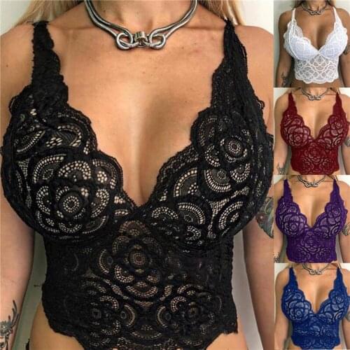 Women Lace Bra Floral Summer Without Steel Ring Slim Sexy Bra Fashion Bra High Quality Comfortable Temptation Underwear