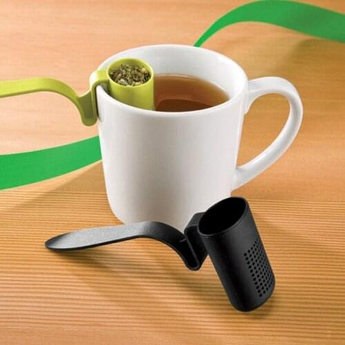 1PC Herbal Spices Leaf Tea Strainer Colander Teaspoon Filter Safety Plastic Tea Infuser Strainer Kitchen Drink Tea Tools
