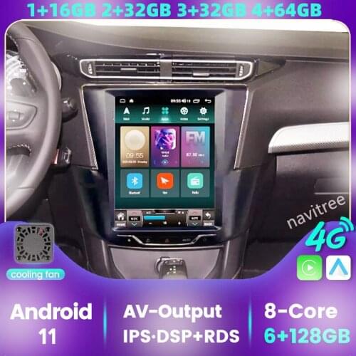 9.7" Android 11 Tesla Style Car Radio GPS Navigation For Peugeot 408 2014-2019 Auto Stereo Video DVD Multimedia Player Head Unit