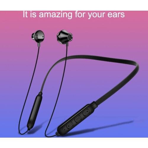 Bluetooth 5.0 Sport Wireless Headphones Neckband In Ear Earphones With Microphone Stereo Bass Running Headset For Smartphone MP3
