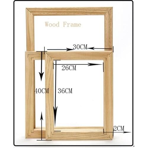 Wood Frame DIY Picture Frames picture by number frame oil painting frame Christmas gift handmade work Diamond embroidery Tools