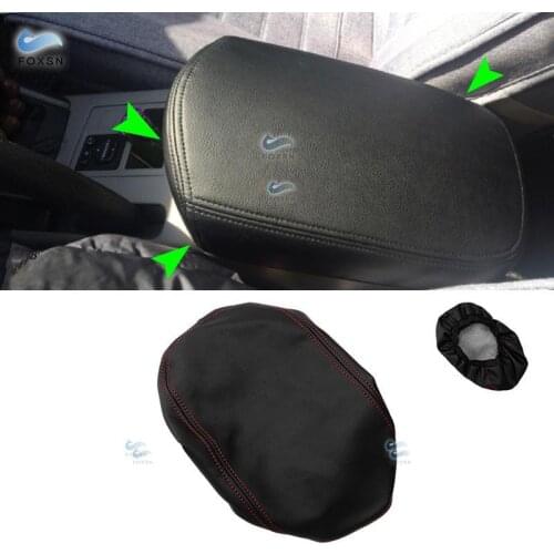 For Toyota RAV4 2006 2007 2008 2009 2010 2011 2012 Microfiber Leather Car Center Control Armrest Box Pad Cover Trim