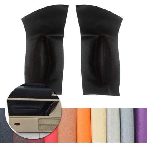 For VW Beetle 1998 1999 2000 2001 2002 - 2010 Interior Trim Car-styling Microfiber Leather Front Door Armrest Panel Cover Decor