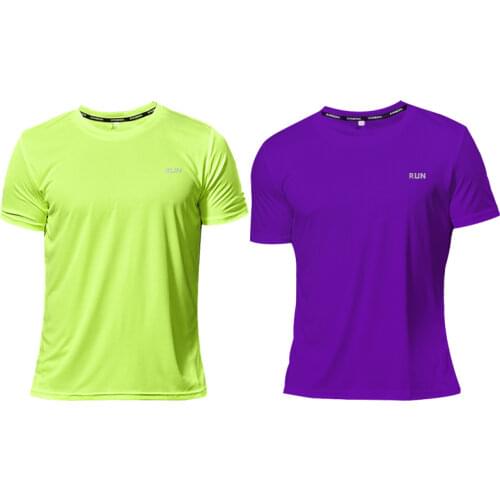 Workout T-Shirts Casual Quick Dry Cotton Sports Top Men Summer Running Shirt Solid Short Sleeve Turndown Tees Fitness Sportswear
