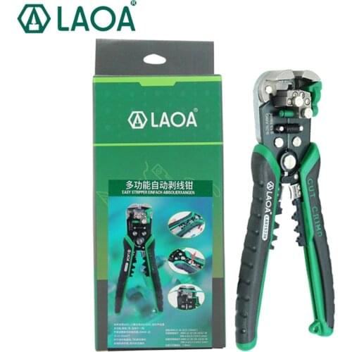 LAOA Wire Stripper Tools LA815238 Professional Electrical Automatic Cable Stripping Wire Cutter Tools for Electrician Crimping