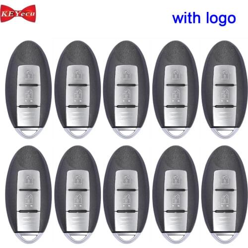 KEYECU 10pcs for Nissan Micra K13 March K13 Leaf Remote Key Fob 315MHz Model Name: TWB1J701 ID46 Chip