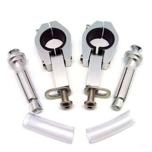 28mm 1 1/8" Oversize Fat Handlebar Clamp Mounting Kit for Hank Guards Motorbike Moto Accessories HHY
