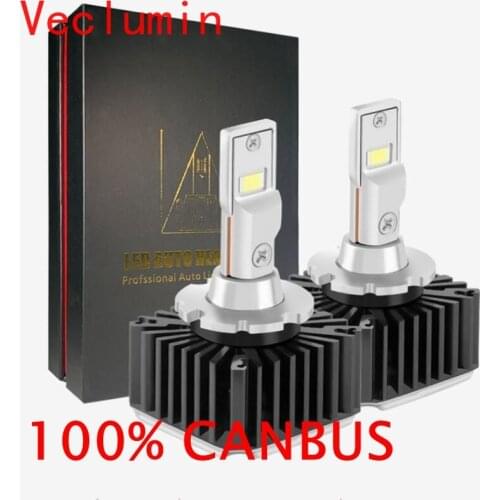 D1S D2S D4S LED Headlight Kit CanBus D1R D2R D3R D4R D5R D8R Led Bulbs under lens for Hyundai for Audi for vw Replace HID