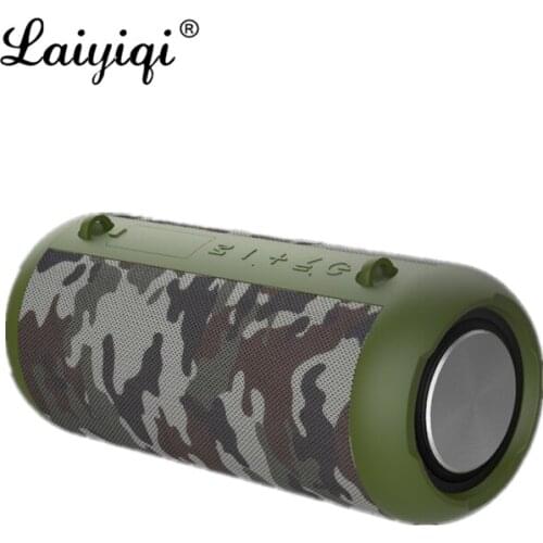 Laiyiqi 20W 3600mah column waterproof IPX6 portable wireless speaker Bluetooth 5.0 Bicycle bike mount bass wild bocina TWS ducha