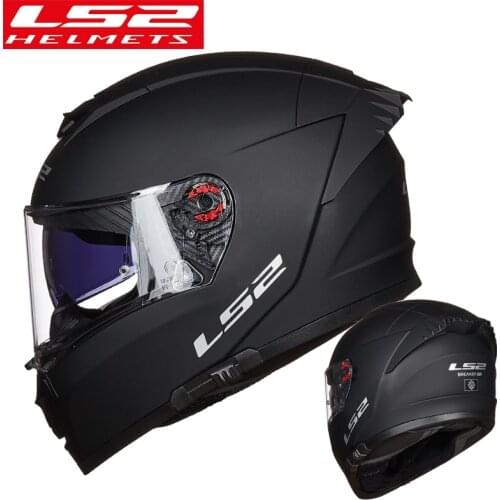 New Arrival LS2 FF390 Breaker Full Face Motorcycle Helmet Special Tail Design Racing Casco Moto Dual Visors Capacete
