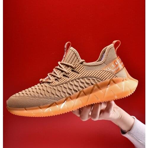 Men Gym Fitness Running Sports Sneakers Air Mesh Trainers Soft Men Walking Shoes Male Comfortable Footwear Chaussure Homme