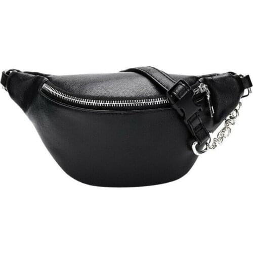 2021 New Style Fashion Bum Bag Fanny Pack Travel Waist Festival Money Belt PU Leather Pouch Holiday