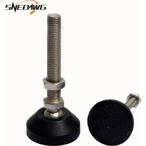 Adjustable Leveling Foot Cup Mount Pad Thread 100mm 120mm Furniture Glides Leg Support