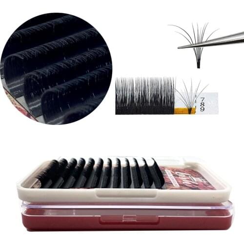 MASSCAKU Easy Fan Bloom Eyelash Extension Fast Fan Self-Making Fans Volume Lashes Austomatic Flowering Eyelashes