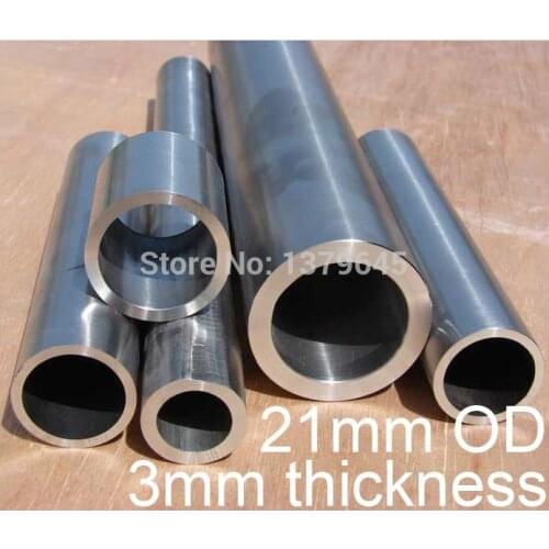 21mm OD 15mm ID 21*3*500 GR2 titanium tube TA2 titanium alloy pipe anti-corrosion high temperature pressure Ti tubing