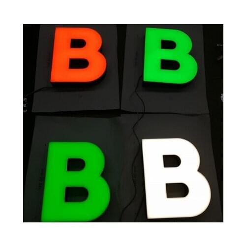 Outdoor Waterproof 3d LED Luminous Solid Acrylic Letters Frontlit for Hotel Show