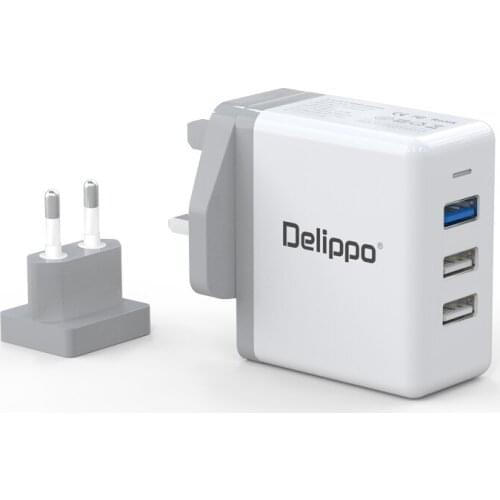 3 ports 5V2.4A Universal Fast Charger USB Charger Wall mobile phone Adapter QC 3.0 for iphone Samsung S8 S9 Xiaomi Huawei LG