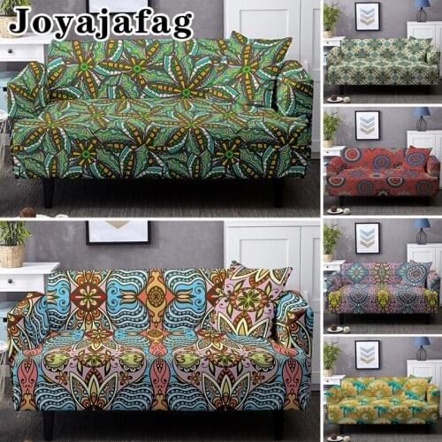 Boho Vintage Sofa Cover For Living Room Stretch Washable Corner Couch Covers L Shape Elastic Slipcover Dust-proof