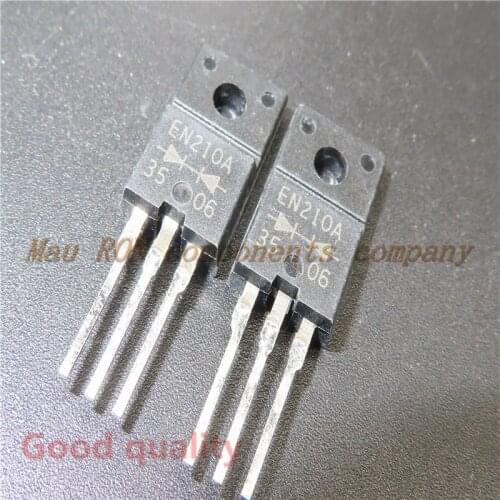 10PCS/LOT EN210A TO-220F FMEN-210A 20A 100V Schottky diode common cathode new original In Stock