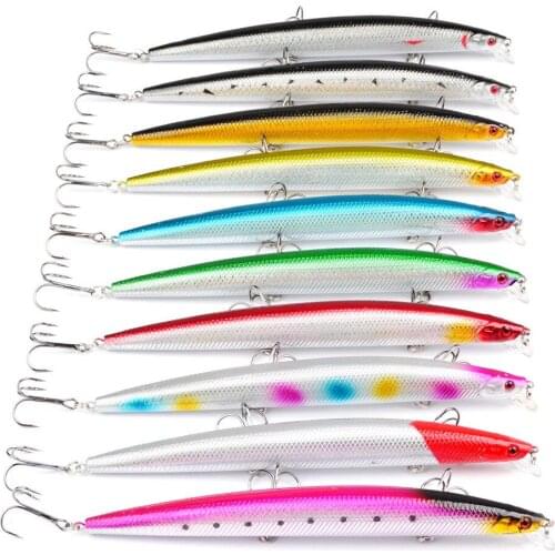185mm/24.5g 3D Eyes Lifelike Fishing Bait Hard Bait Lures Crankbait With Hooks Wobbler River Ocean Fishing Bait Lure Tackle