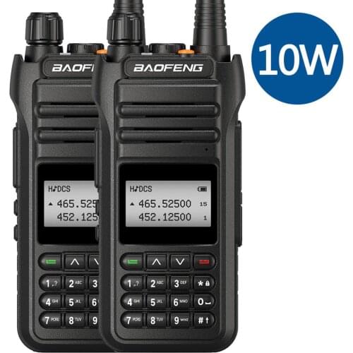 2PCS BaoFeng UV-88 10/5/1W Tri-Power 10W Walkie Talkie Station Comunicador UV88 30KM Transceiver UV-5R Dual Band Int