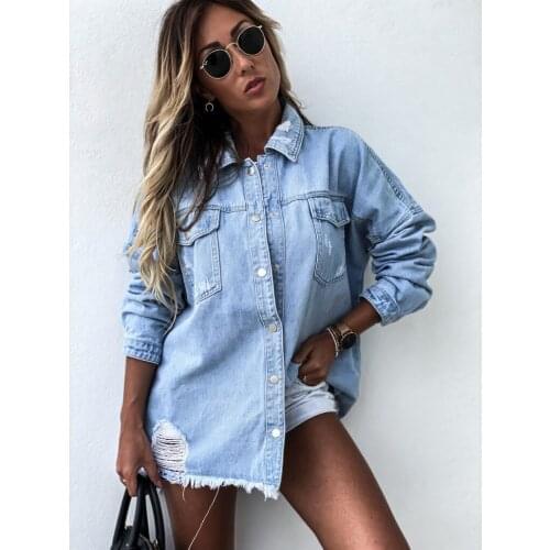 Goocheer Womens Denim Shirts