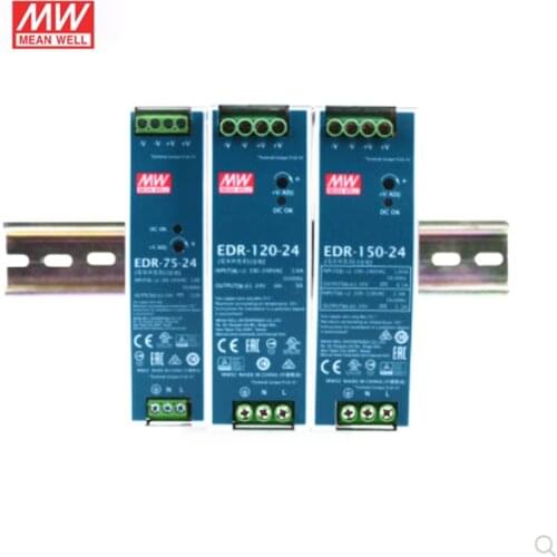 MEAN WELL EDR-75 120 150 12V 24V 48V meanwell EDR-75 120 150 12 24 48 V Single Output Switching Power Supply