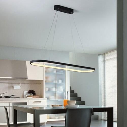 LukLoy Modern Minimalist Round Chandelier Restaurant Nordic Art Bar Fashion Personality Creative Living Room Bedroom Study Lamp