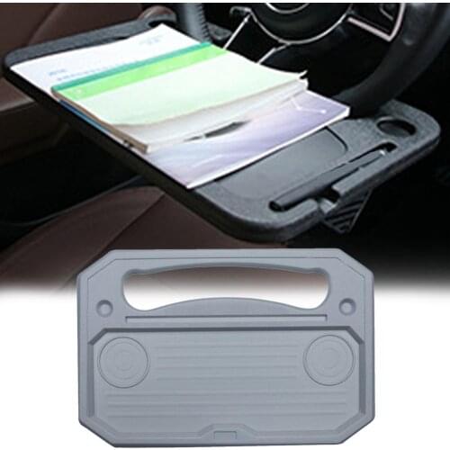 Multifunctional Portable Car Steering Wheel Tray Food Laptop Storage Shelf Table Auto parts