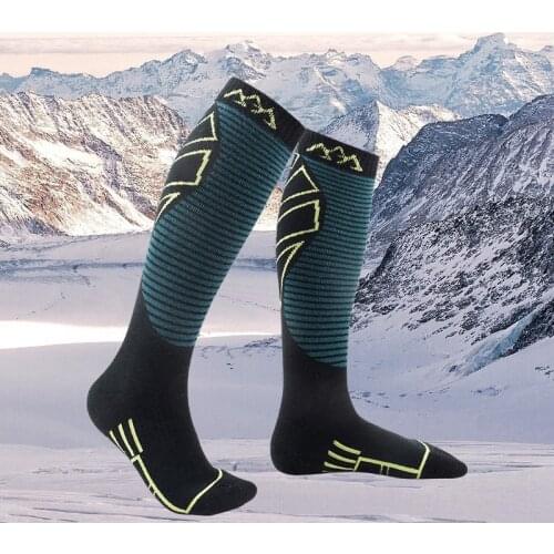 Merino Wool Skiing Socks Men Women Thickened Quick-drying Warm Ski Sports Socks Winter Deodorant Long Tube Snowboarding Socks