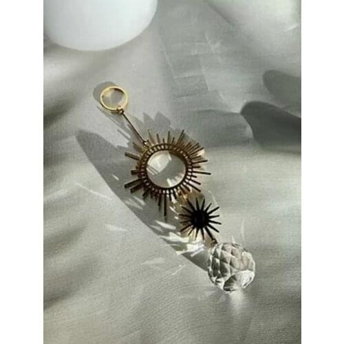 New Arrive Suncatcher Crystal Car Prism Celestial Gift Home Decor Occult Witchcraft Banish Evil Wiccan Boho Room Sun Catchers